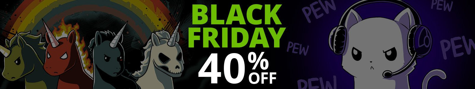 Black Friday 40% OFF