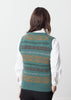 Fair Isle Vest in Army