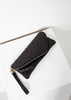 Roxanne Leather Clutch in Black